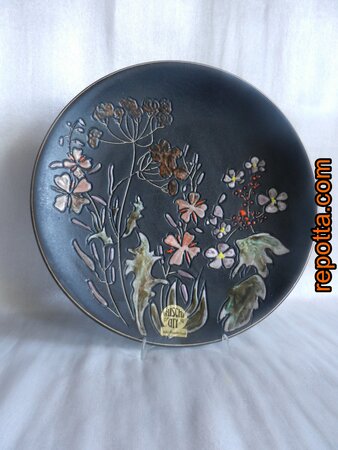 ruscha wandbord met veldboeket als afbeelding