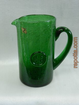 empoli vetro verde glass set with carafe SOLD