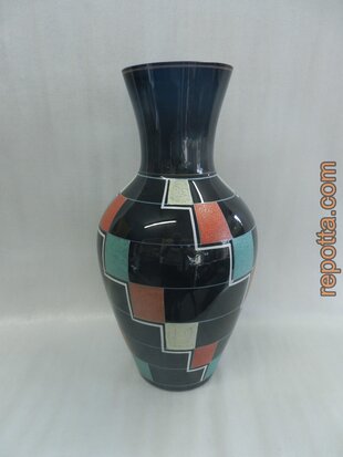 extra large Ilmenau glass vase 