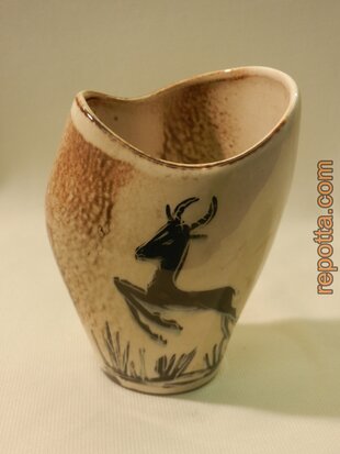 crescent pottery souvenir krugerpark springbock