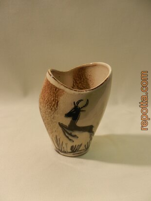 crescent pottery souvenir krugerpark springbok