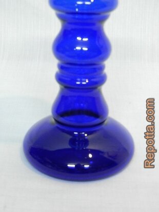 ingrid glas kobalt blauw mondgeblazen VERKOCHT