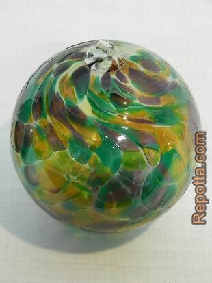glass witches ball SOLD