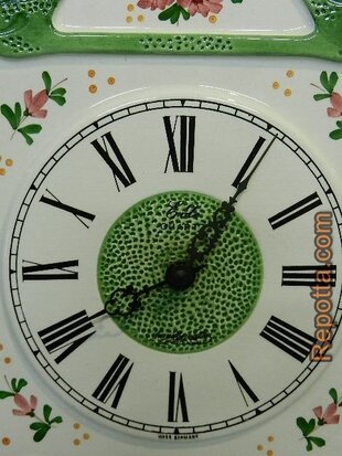 edle ceramic kitchen clock SOLD