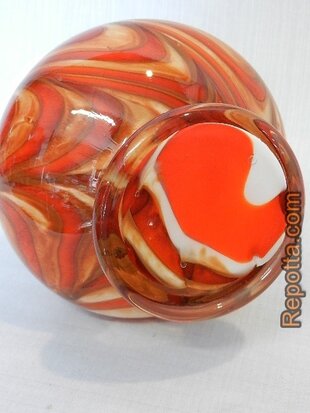 murano opaline mondgeblazen glas VERKOCHT