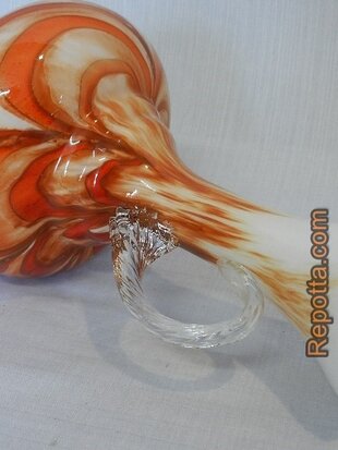 murano opaline mondgeblazen glas VERKOCHT