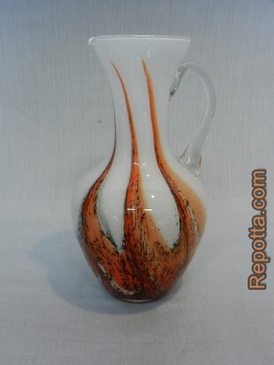 opaline murano code orange SOLD