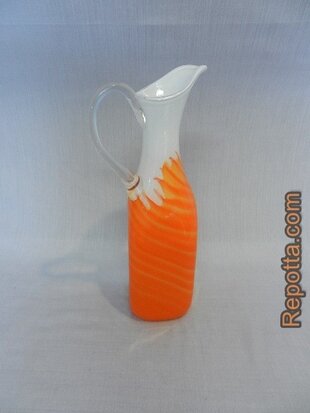 murano oranje karaf VERKOCHT