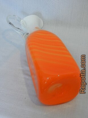 murano oranje karaf VERKOCHT