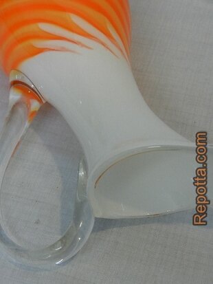 murano orange carafe SOLD