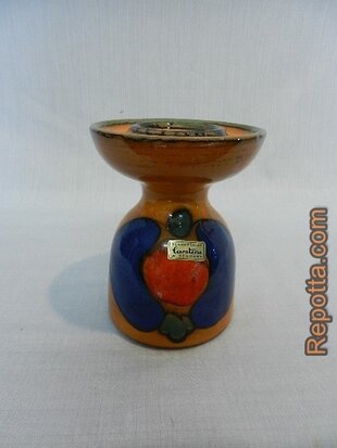 carstens tönnieshof orange candleholder SOLD