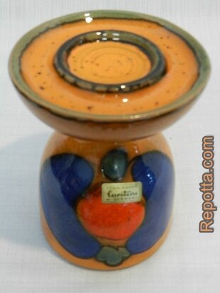 carstens tönnieshof orange candleholder SOLD