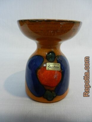 carstens tönnieshof orange candleholder SOLD