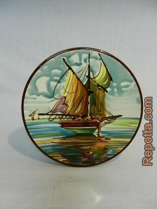 platart wall plate sailing series SOLD