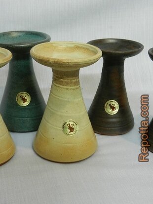 ceramic candle holder pottery julchen SOLD