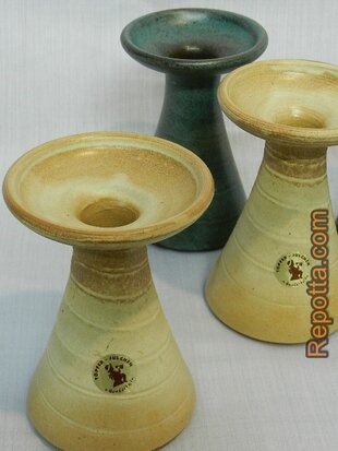 ceramic candle holder pottery julchen SOLD