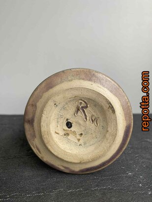 ondertekende vintage vaas studio pottery 