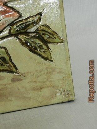 ruscha  ceramic wall plate SOLD