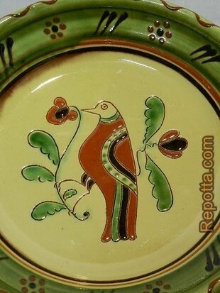 farmers pottery plate SOLD