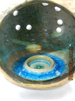 extra large ceramic wind light SOLD