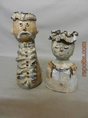 ceramic set happy couple SOLD