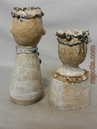 ceramic set happy couple SOLD