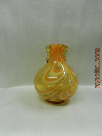 laura tarnow poland glass vase SOLD