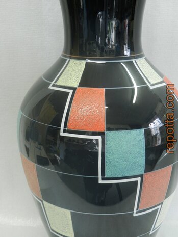 extra large Ilmenau glas vase 