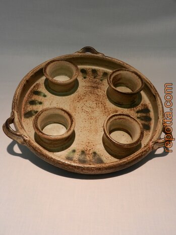 ceramic advent bowl candleholder