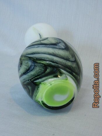 murano vase mixed green SOLD