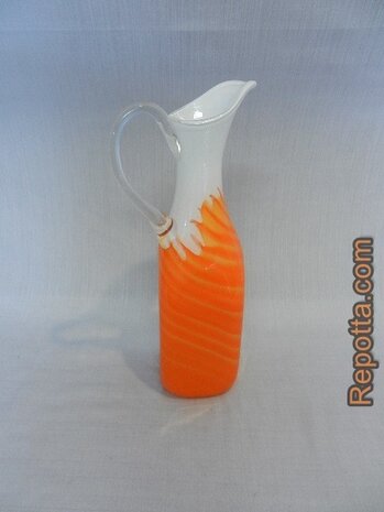 murano orange carafe SOLD