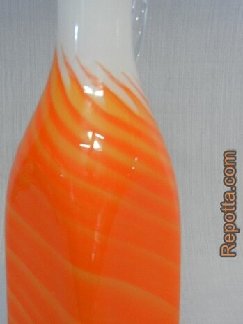 murano oranje karaf VERKOCHT