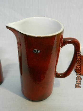 fritz van daalen jug with mugs SOLD