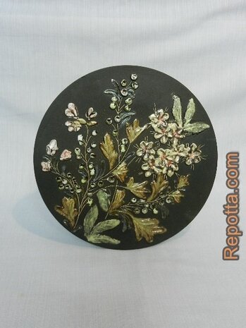 ruscha flower plate SOLD