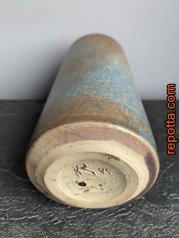 ondertekende vintage vaas studio pottery 