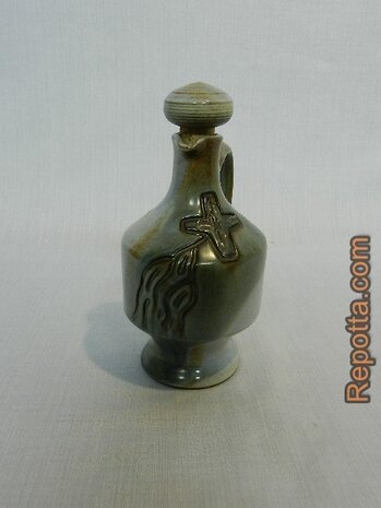 holy water jug with Chi Rho symbol SOLD