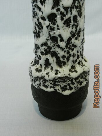 stein jopeko fat lava black and white vase SOLD