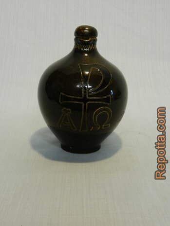 holy water jug with basemark SOLD