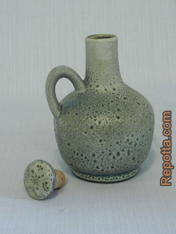 holy water jug with labarum symbol SOLD