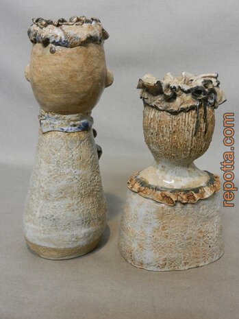 ceramic set happy couple SOLD